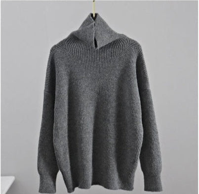 Pull en Cachemire Femme à Col Roulé